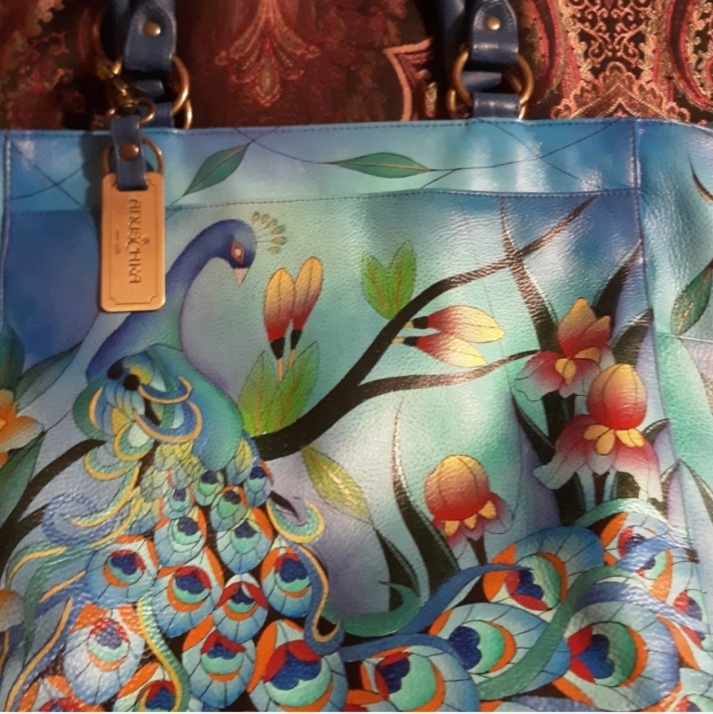 Anuschka Peacock Tote